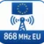 868 MHz EU